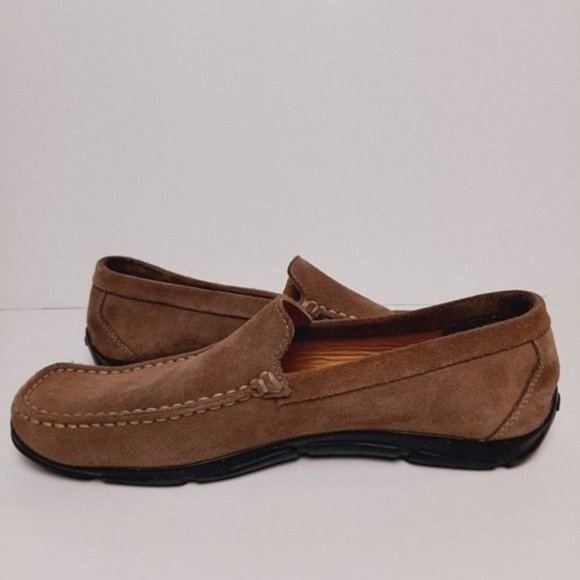 GEOX Respira Driving Loafer Shoes Suede Tan Men's Sz US 9 | Eur 42 - Picture 9 of 13